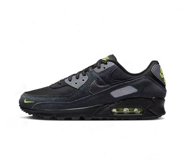 Men's Running weapon Air Max 90 Black Shoes 0113