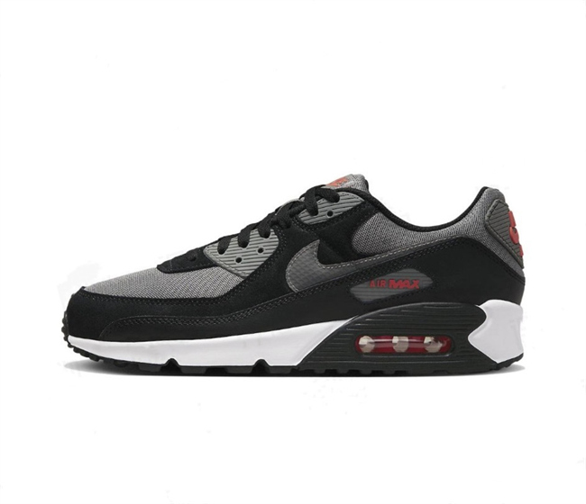 Women's Running weapon Air Max 90 Black-Grey Shoes 079