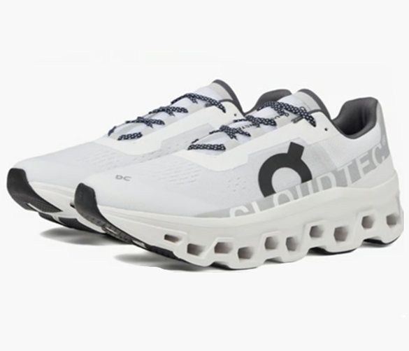 Men's Cloudmonster Black White Shoes 0169