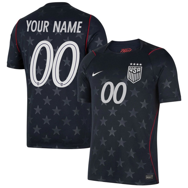 USMNT Custom Blue Away Nike 2026 World Cup Match Jersey