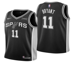 Men's San Antonio Spurs #11 Carter Bryant Black Icon Edition Swingman Jersey