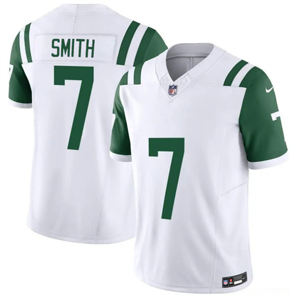 Men's New York Jets Active Player Custom White 2025 F.U.S.E. Classic Alternate Vapor Untouchable Limited Stitched Football Jersey