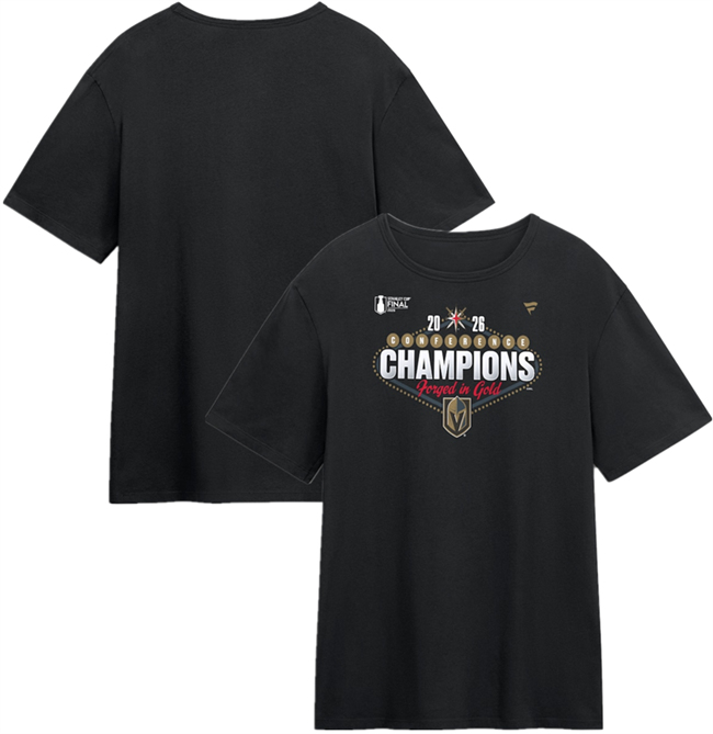 Men's Vegas Golden Knights Black 2026 Stanley Cup Playoffs T-Shirt (1)