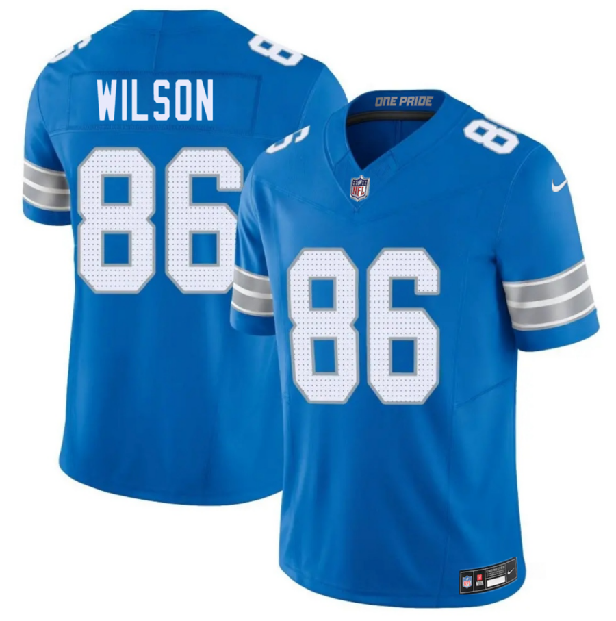 Men's Detroit Lions #86 Cedrick Wilson Blue 2026 F.U.S.E. Vapor Limited Stitched Jersey