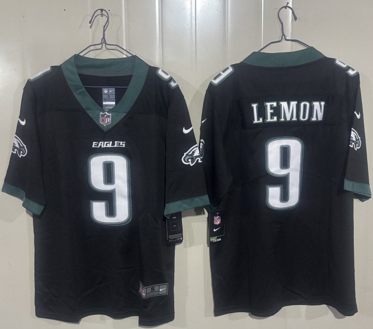 Men's Philadelphia Eagles #9 Makai Lemon Black 2026 Draft Vapor Untouchable Limited Stitched Football Jersey