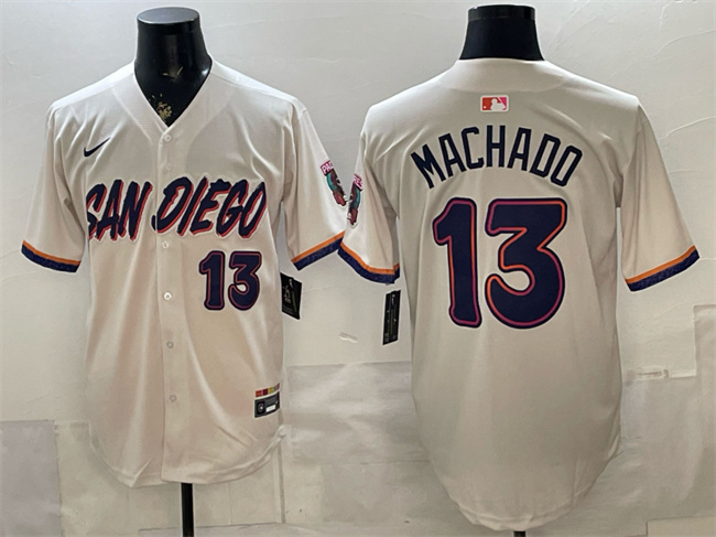 Men's San Diego Padres Active Player Custom Cream 2026 City Connect Stadium Stitched Baseball Jersey