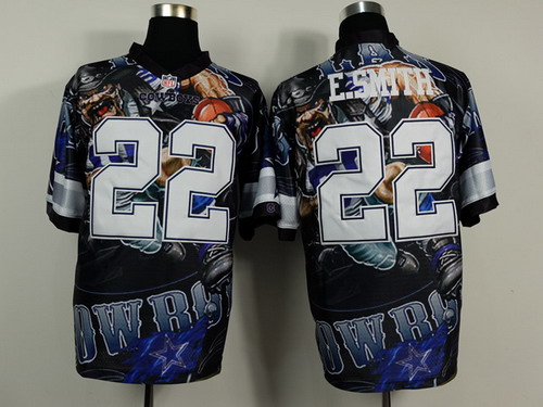 Nike Dallas Cowboys #22 Emmitt Smith 2014 Fashion Elite Jersey