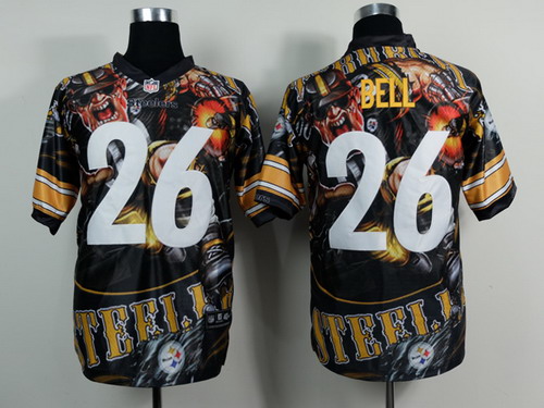 Nike Pittsburgh Steelers #26 LeVeon Bell 2014 Fashion Elite Jersey