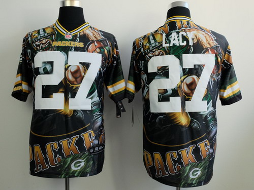 Nike Green Bay Packers #27 Eddie Lacy 2014 Fashion Elite Jersey