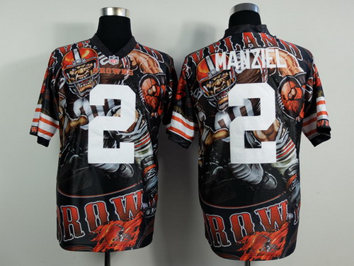 Nike Cleveland Browns #2 Johnny Manziel 2014 Fashion Elite Jersey