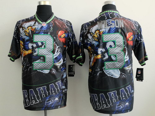 Nike Seattle Seahawks #3 Russell Wilson 2014 Fashion Elite Jersey