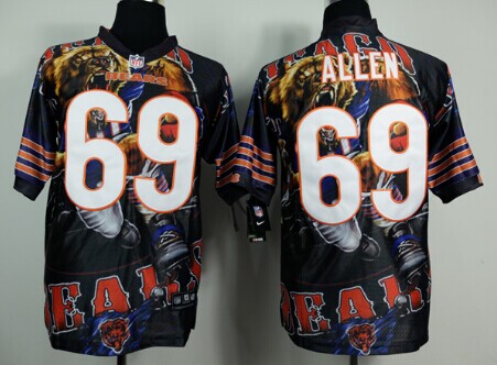 Nike Chicago Bears #69 Jared Allen 2014 Fashion Elite Jersey