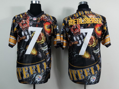 Nike Pittsburgh Steelers #7 Ben Roethlisberger 2014 Fashion Elite Jersey