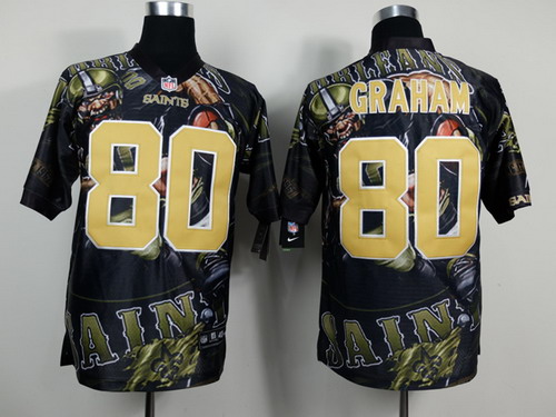 Nike New Orleans Saints #80 Jimmy Graham 2014  Fashion Elite Jersey