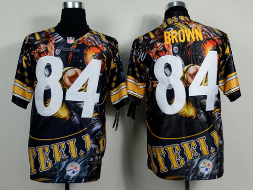 Nike Pittsburgh Steelers #84 Antonio Brown 2014 Fashion Elite Jersey
