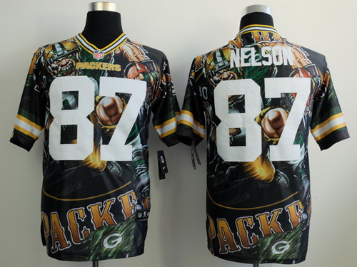 Nike Green Bay Packers #87 Jordy Nelson 2014 Fashion Elite Jersey